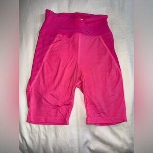 Year of Ours Vibrant Pink Bike Shorts